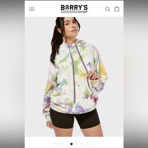 NEW Barry’s bootcamp love is love pride tie dye hoodie